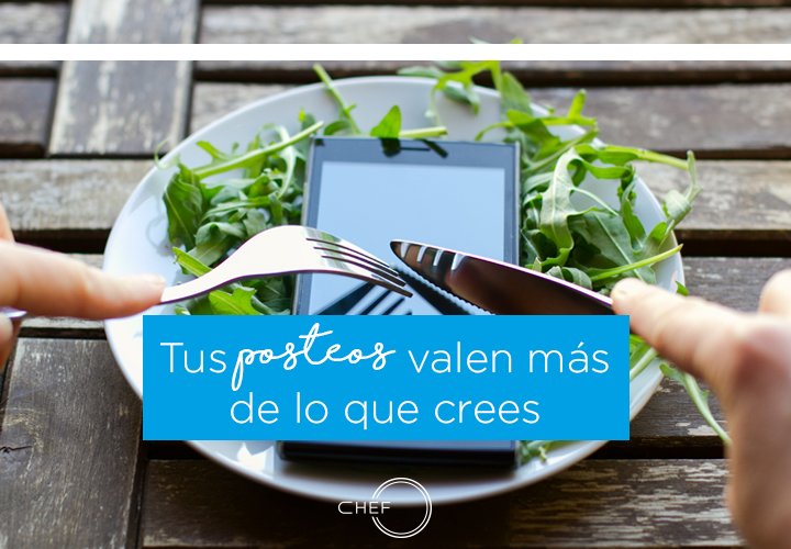 Cuando comes y posteas