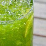Agua de pepino, limón y jengibre