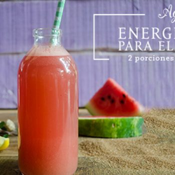 Agua energizante para el recreo