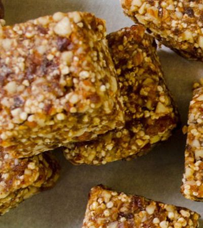 Receta de barritas saludables