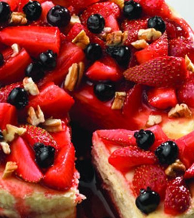 Cheesecake con fresa