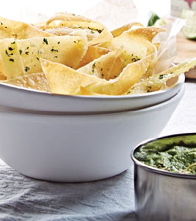 Chips de camote con chipotle