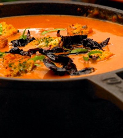 Crema de chile ancho