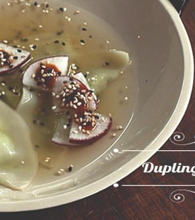 Dumplings de edamame