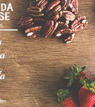Ensalada capresse de fresa