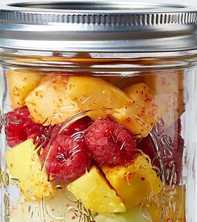 Frasco de frutas
