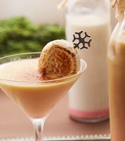 Martini de malvaviscos asados