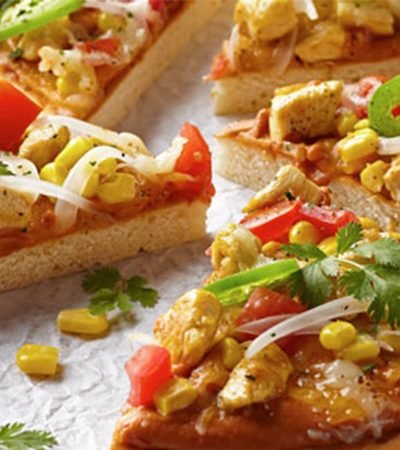 Nacho pizza