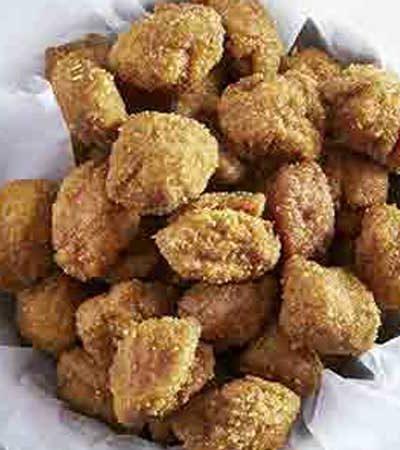 Palomitas de pollo crujientes