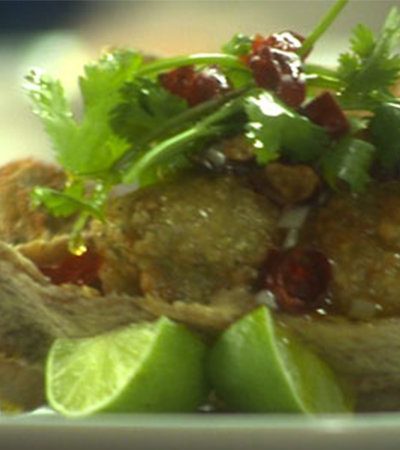 Pan pita relleno de obela y falafel