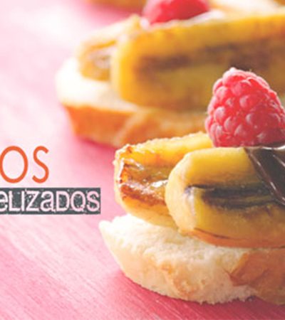 Postre de plátanos salteados