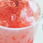 Raspado de grosella y limón