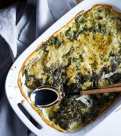 Refractario de alcachofa con queso