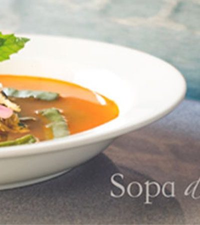 Sopa de nopales