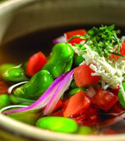 Sopita de habas