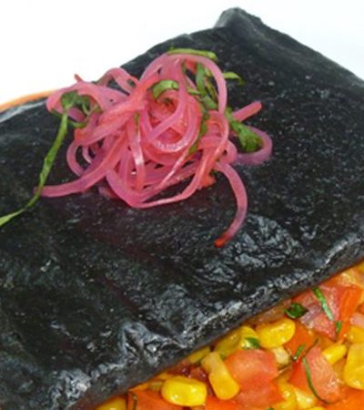 Tamales de huitlacoche