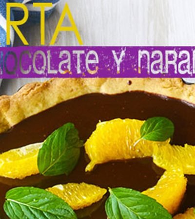 Tarta de chocolate y naranja