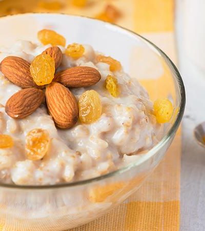 Curado de avena y almendras con sabor a naranja
