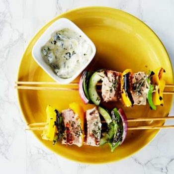 Kebabs de atun